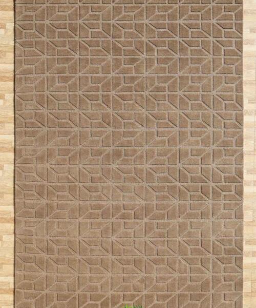 Modern rug with sleek abstract lines suited for contemporary interiors