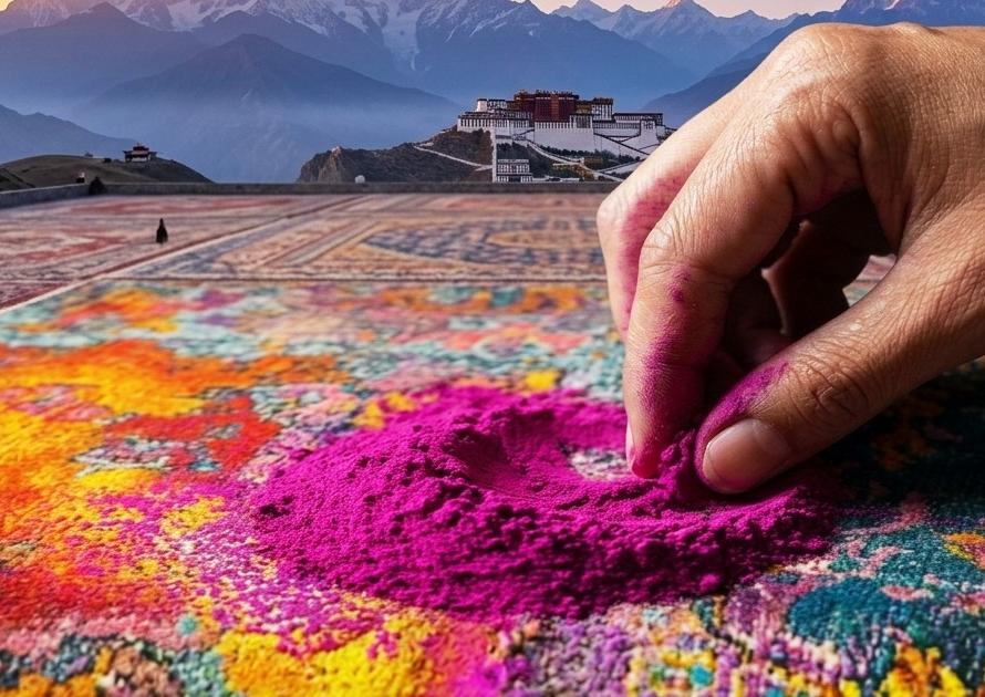 protect rugs during holi festival celebration with colorful decor