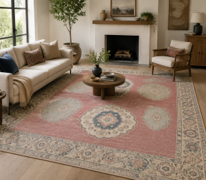 distressed rugs comeback
